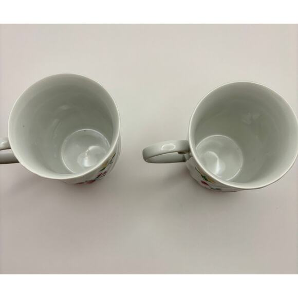 Laura Ashley‎ Fine Porcelain Cottagecore Floral 2 Coffee Tea Mugs Discontinued - Picture 3 of 8